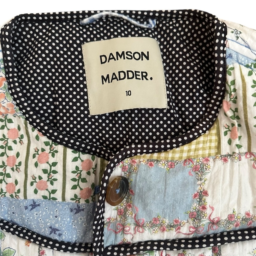 Damson Madder Macy Patchwork Quilted Jacket - Picture 15 of 17